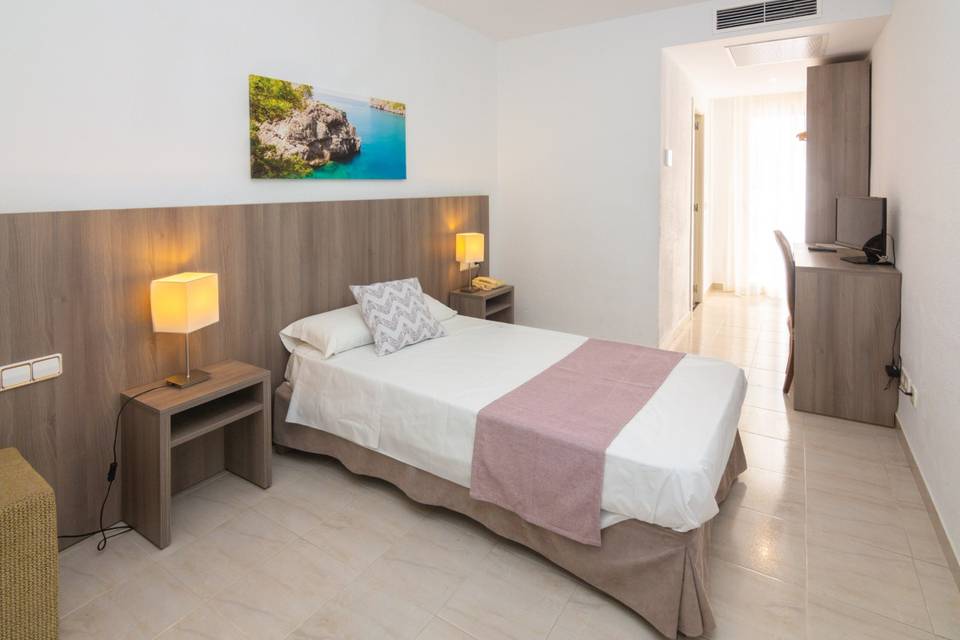 Habitación individual Hotel S'illot Mallorca